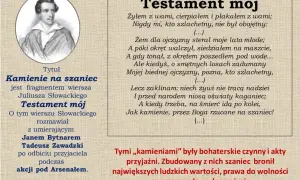 Kamienie na szaniec wiersz: Jak Słowacki inspiruje do poświęcenia