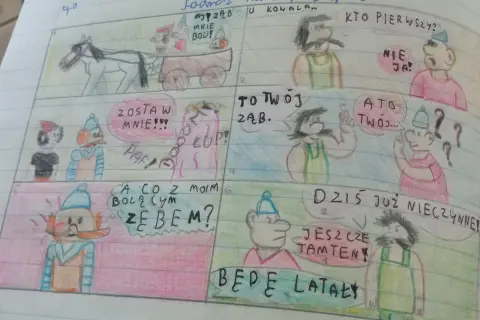 Jak narysować komiks do szkoły Kajko i Kokosz – proste kroki i triki