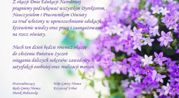 Wiersze na Dzień Edukacji Narodowej - wyraź wdzięczność nauczycielom