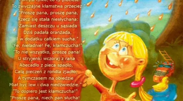 Kłamczucha wiersz - jak kłamstwo wpływa na dziecięcą wyobraźnię