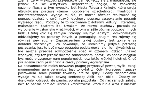 Mieć czy być? Przykłady z literatury ukazujące dylemat egzystencjalny