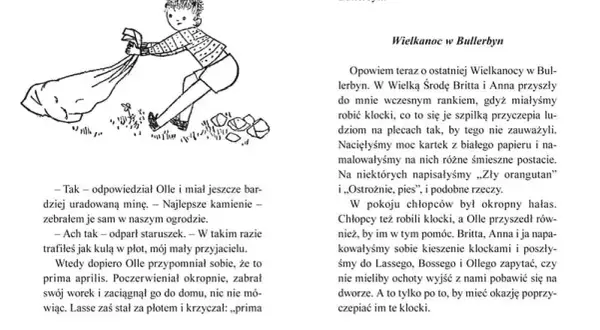 Kto w książce Dzieci z Bullerbyn opowiada o przygodach dzieci?