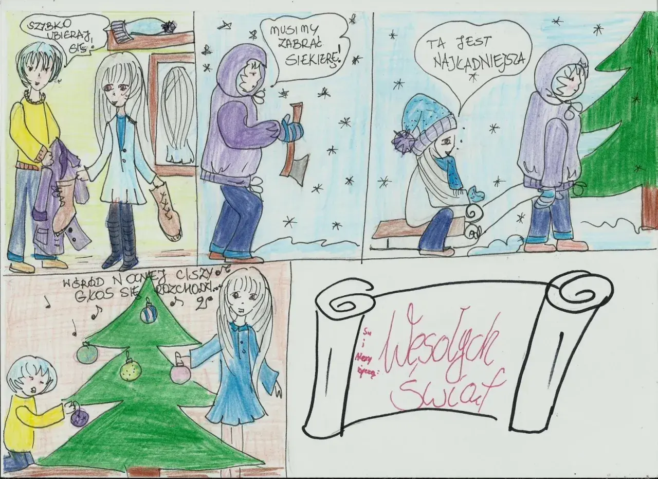 Jak narysować komiks świąteczny - proste techniki i inspiracje