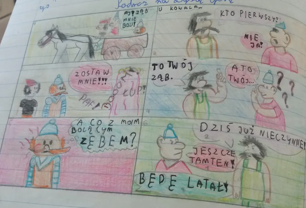 Jak narysować komiks do szkoły Kajko i Kokosz – proste kroki i triki