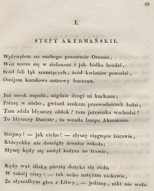 Zdjęcie Analiza wiersza Stepy akermańskie: piękno, nostalgia i samotność